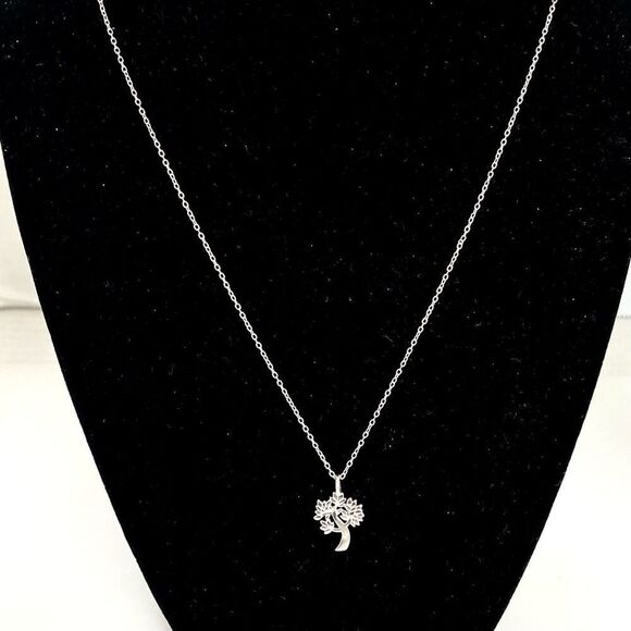 AQ# Sterling 925 Silver “ Tree of Life” Pendant & 18” Chain - Picture 7 of 9